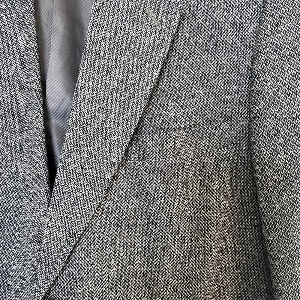 Von Furstenberg tan silk suit blazer sports jacket brown size 44L
